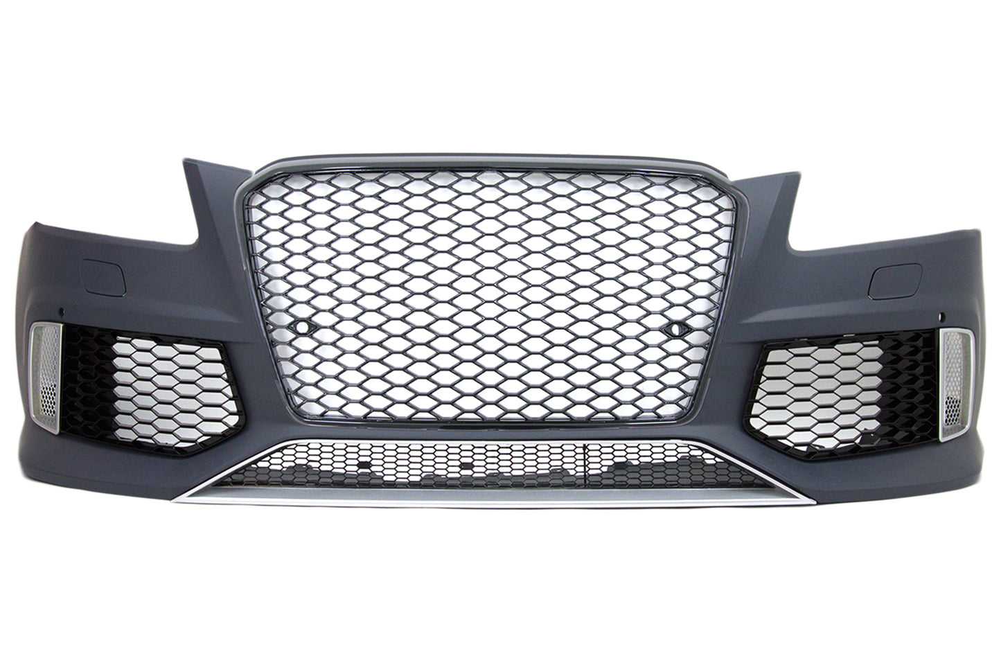 Frontstoßstange für Audi Q5 8R SUV 2012-2016 RS Look Gitter SRA PDC-Inhaber CarPartsTuning