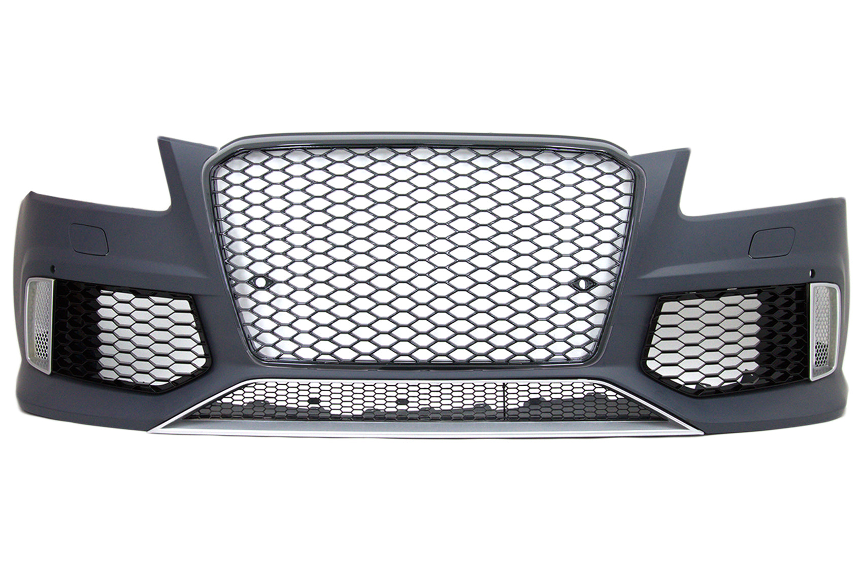Frontstoßstange für Audi Q5 8R SUV 2012-2016 RS Look Gitter SRA PDC-Inhaber CarPartsTuning