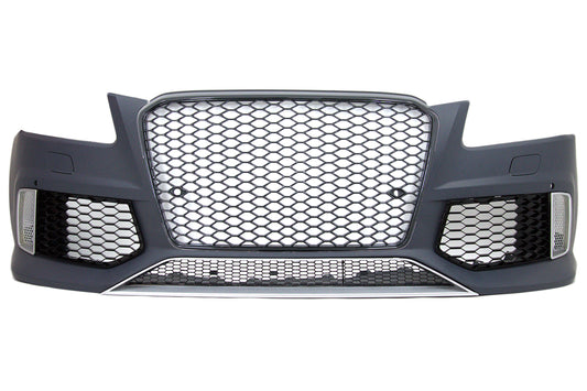 Frontstoßstange für Audi Q5 8R SUV 2012-2016 RS Look Gitter SRA PDC-Inhaber CarPartsTuning