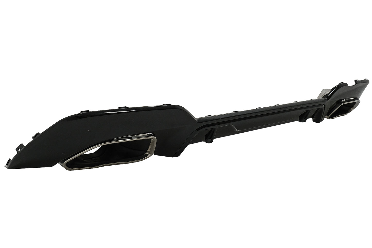 Stoßstange Diffusor Endrohre Chrom für BMW 3 G20 G28 Limousine G21 Touring 18-22 M340i M Look CarPartsTuning