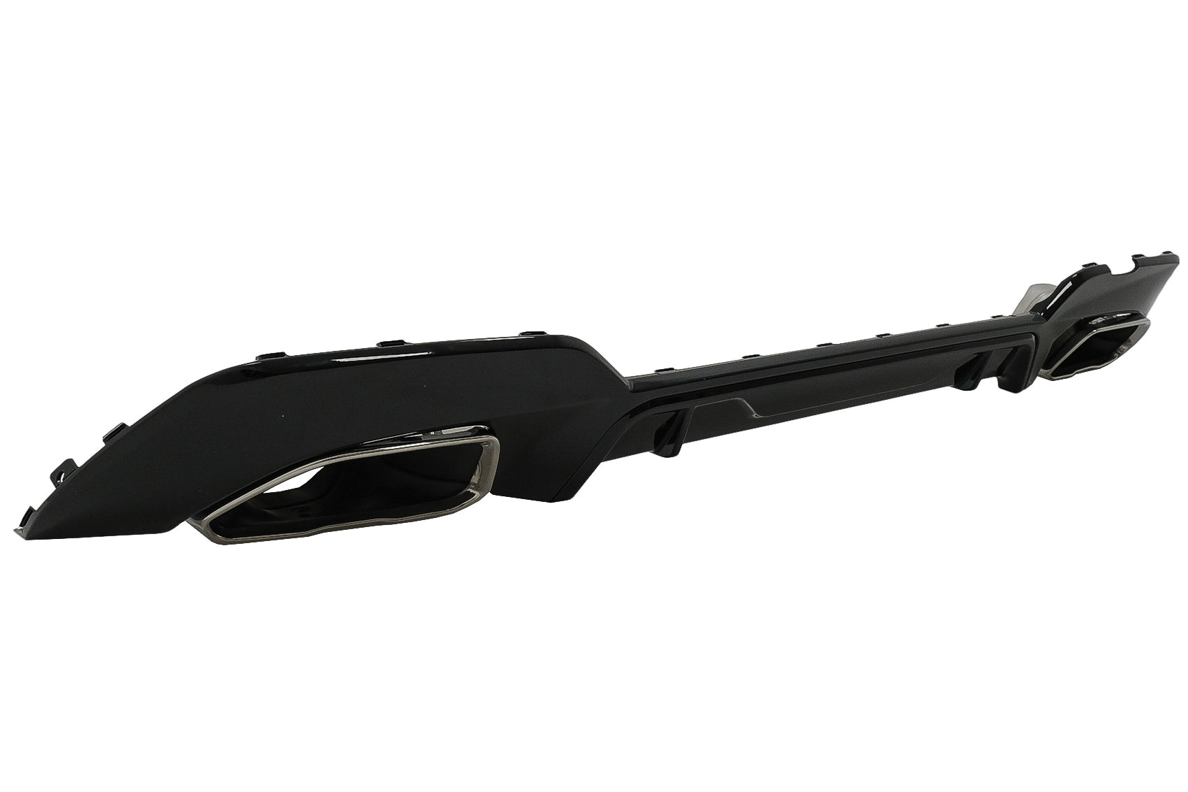 Stoßstange Diffusor Endrohre Chrom für BMW 3 G20 G28 Limousine G21 Touring 18-22 M340i M Look CarPartsTuning