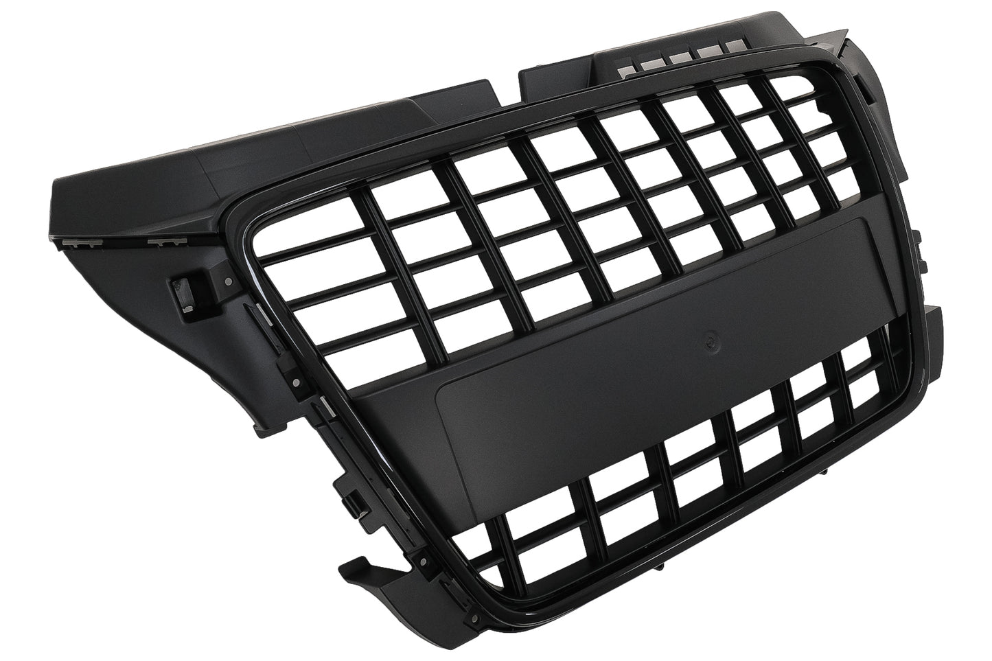 Kühlergrill ohne Emblem für Audi A3 8P MOPF 2008-2012 Schwarzer Halter CarPartsTuning
