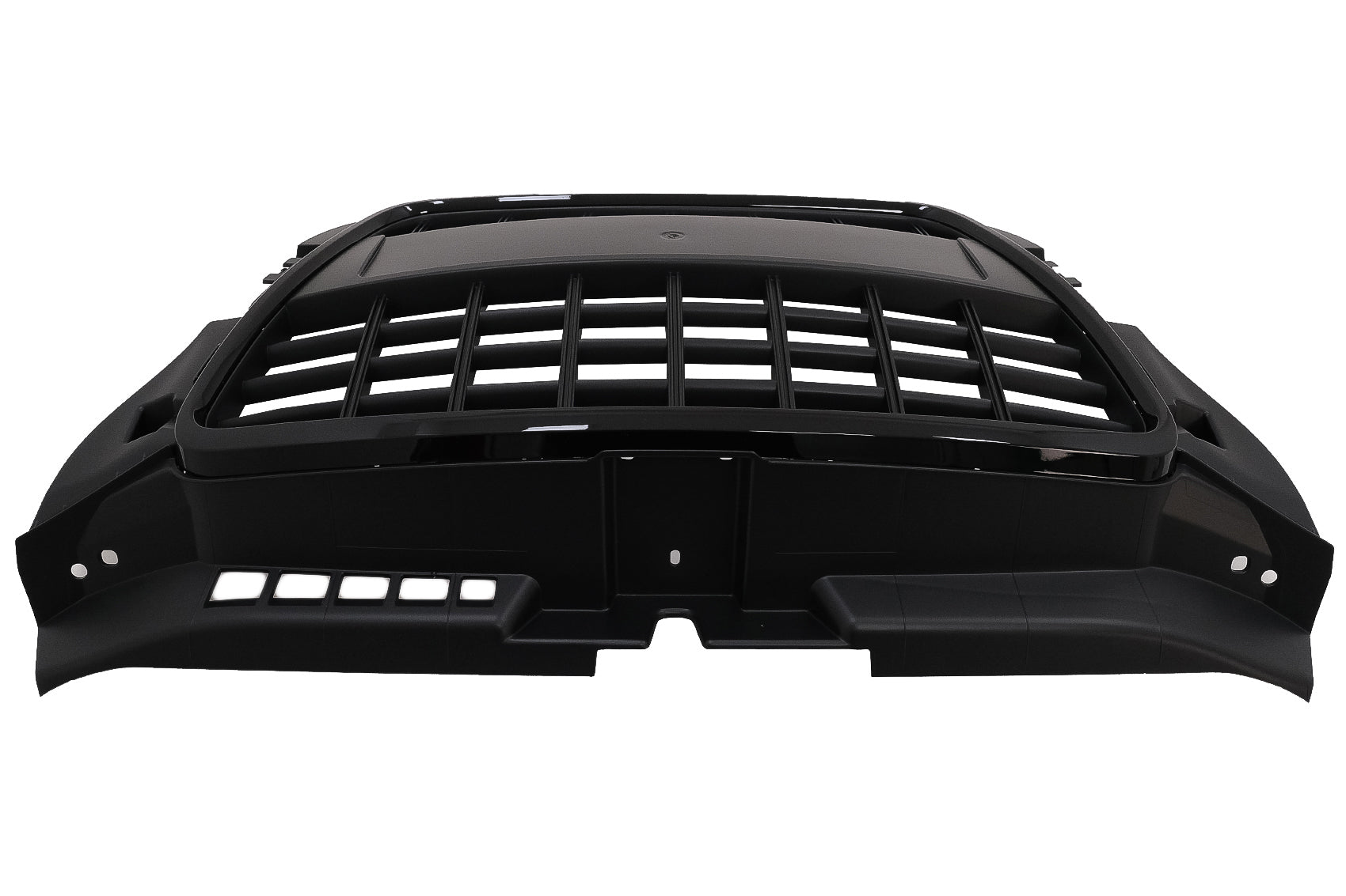 Kühlergrill ohne Emblem für Audi A3 8P MOPF 2008-2012 Schwarzer Halter CarPartsTuning