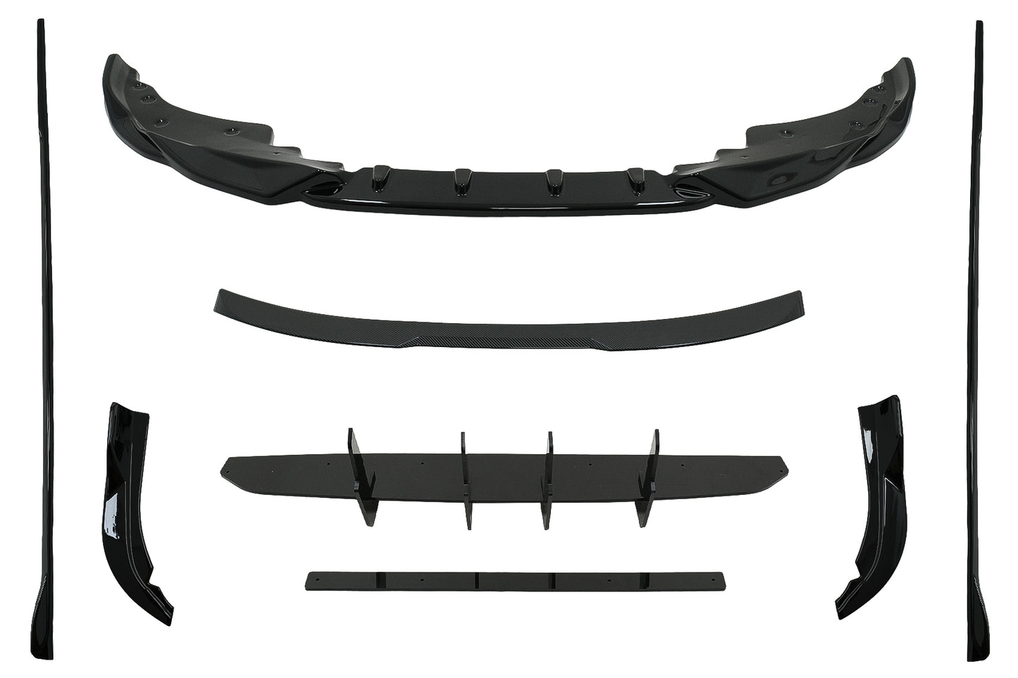 Aero-Bodykit Stoßstange Spoiler Diffusor-Erweiterungen für BMW 4 G22 Coupe 20+ M Tech CarPartsTuning