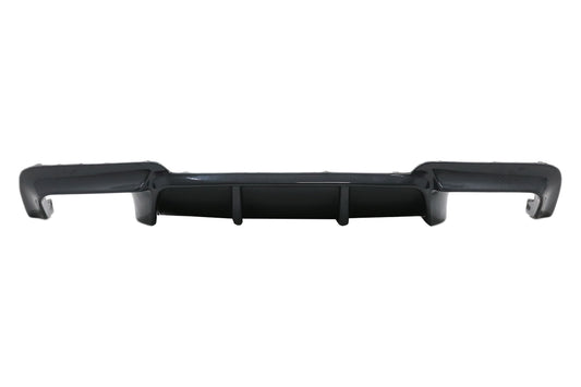 Doppelauslass Luftdiffusor für BMW 5 F10 F11 11-17 M Look Schwarz glänzend CarPartsTuning
