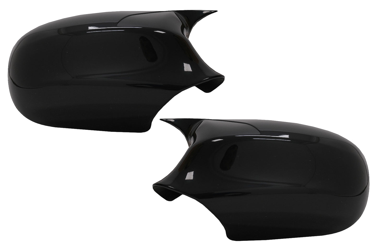 Spiegel Abdeckungen für BMW 3er E90 E91 LCI 2008-2011 M Sport Design Schwarz glänzend CarPartsTuning