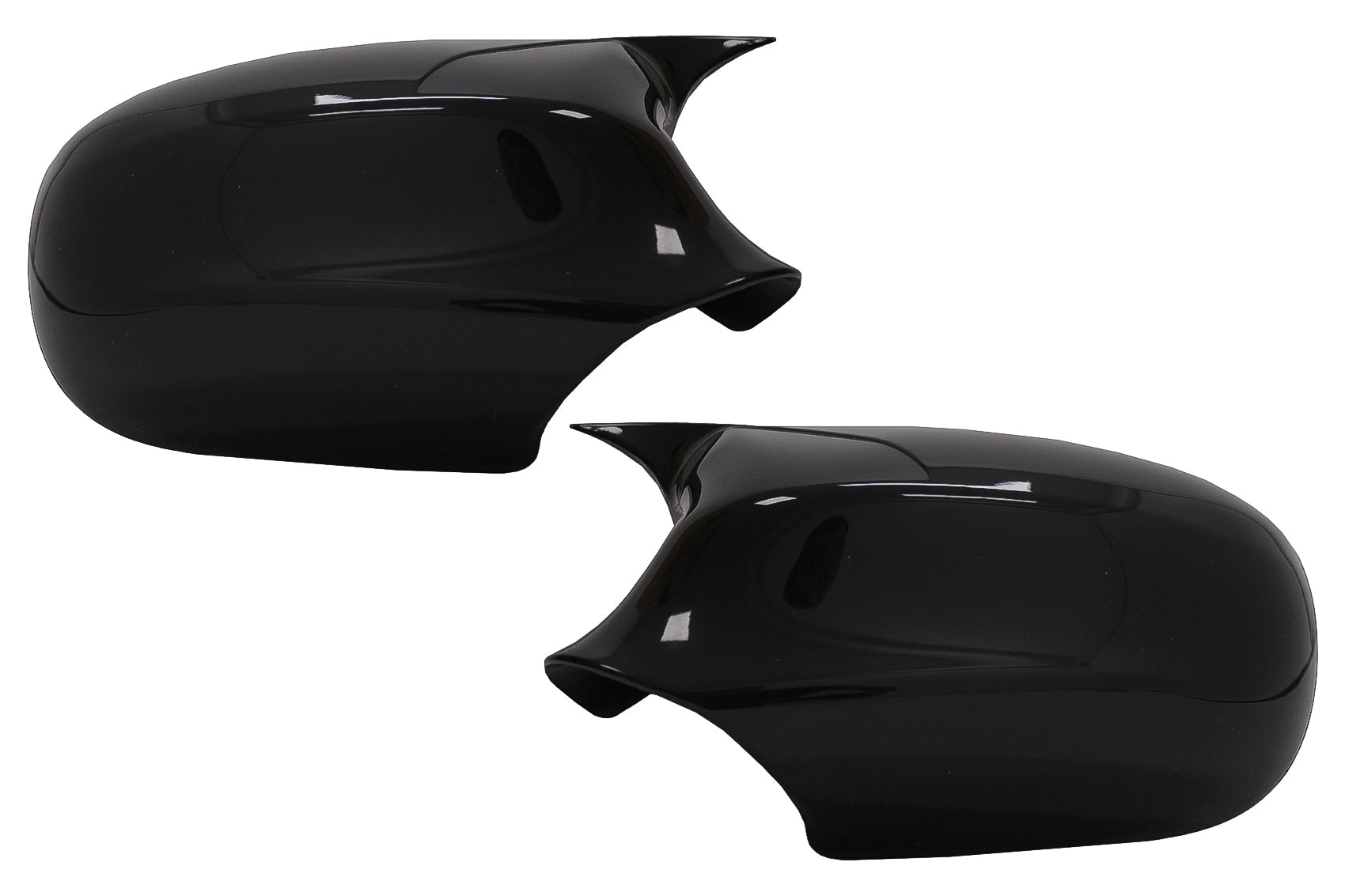 Spiegel Abdeckungen für BMW 3er E90 E91 LCI 2008-2011 M Sport Design Schwarz glänzend CarPartsTuning
