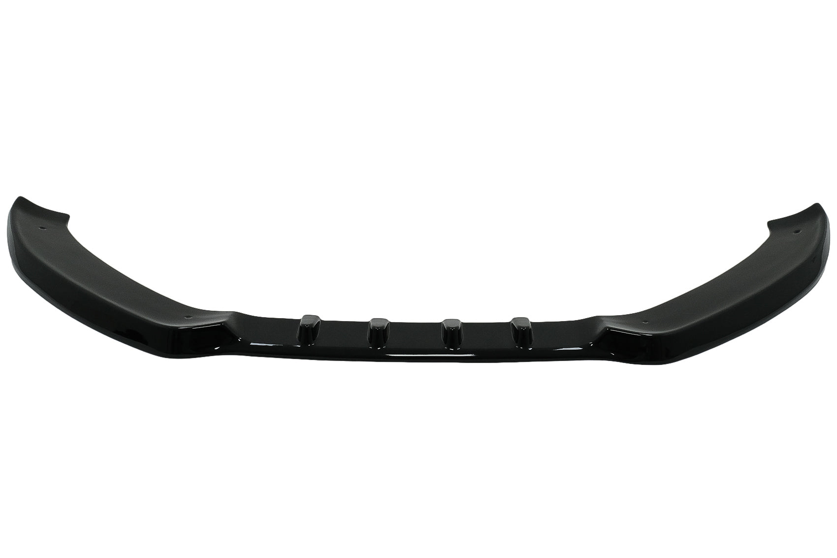 Stoßstange Add-On Spoiler Lippe für Audi A5 8T 07-11 nur für Standard Glänzend Schwarz CarPartsTuning