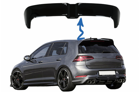 Dachspoiler Flügel Windschutzscheibe für VW Golf 7 2012-2017 GTI OETT Design Piano Black CarPartsTuning