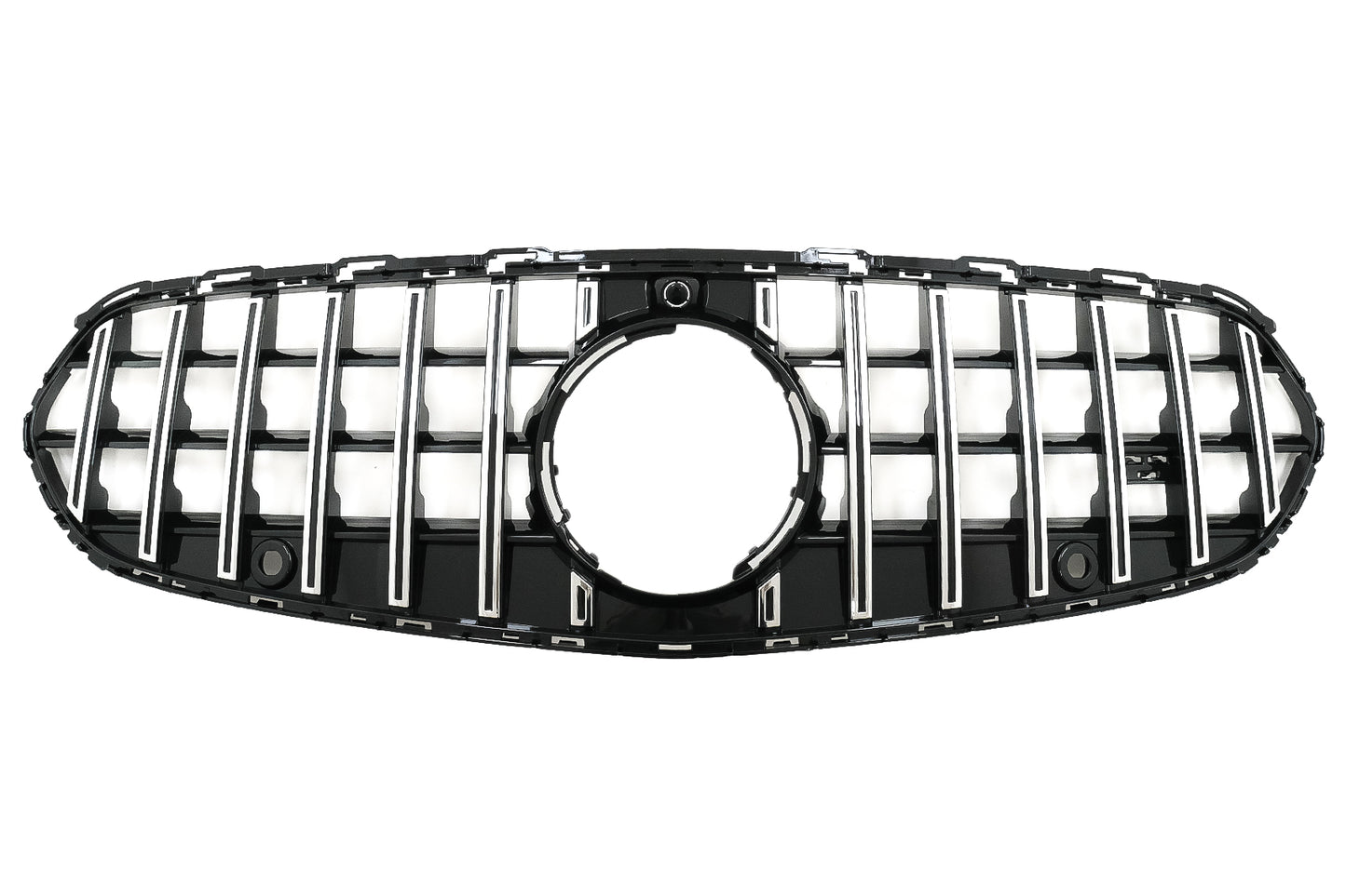 Kühlergrill für Mercedes C-Klasse W206 Sedan S206 T-Modell  21+ GT-R Panamericana Look Chrom CarPartsTuning