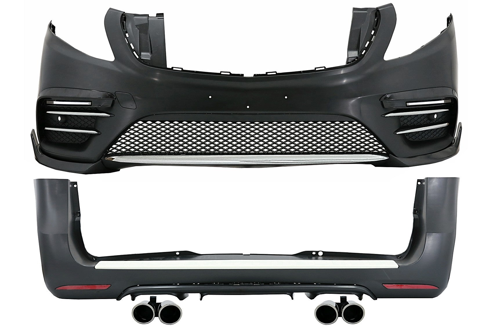 Komplett Bodykit für Mercedes V-Klasse W447 2014-03.2019 Stoßstange Seitengitter PDC CarPartsTuning