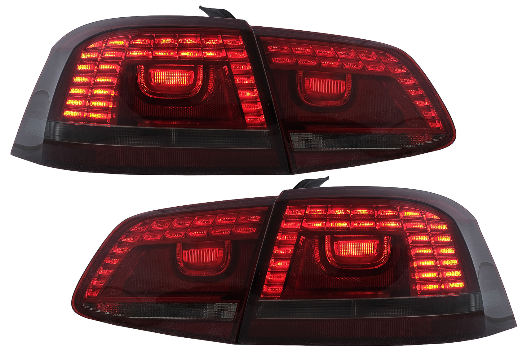 LED Rückleuchten für VW Passat 3C B7 MOPF Limousine 10.2010-10.2014 Roter Rauch CarPartsTuning