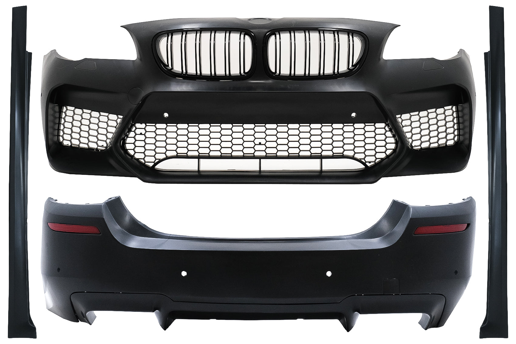 Bodykit Stoßstange für BMW 5er F10 2010-2017 M5 G30 Design Nierengitter Seitenschweller CarPartsTuning