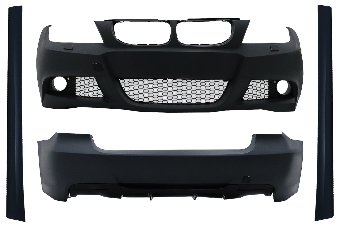 Bodykit für BMW 3er E90 LCI Limousine 2008-2011 M-Technik Design Stoßstange Seitenschweller CarPartsTuning
