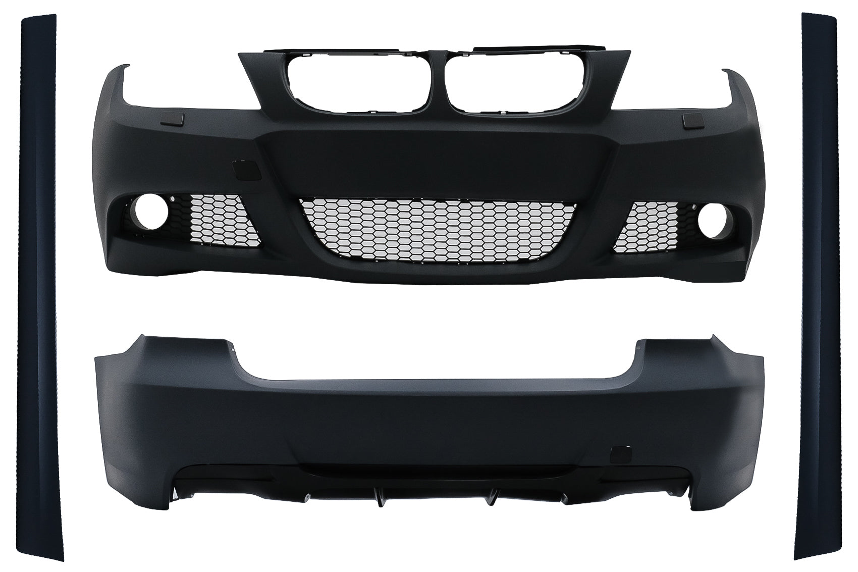 Bodykit für BMW 3er E90 LCI Limousine 2008-2011 M-Technik Design Stoßstange Seitenschweller CarPartsTuning