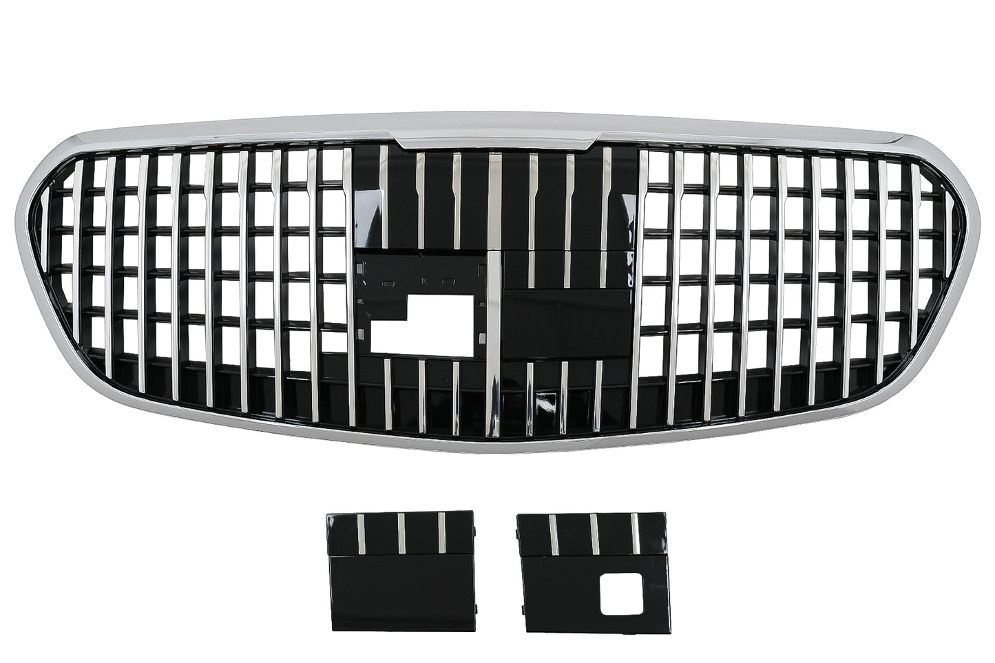 Kühlergrill Vertikalstreifen für Mercedes S-Klasse W223 2020+ Limousine Gitter CarPartsTuning