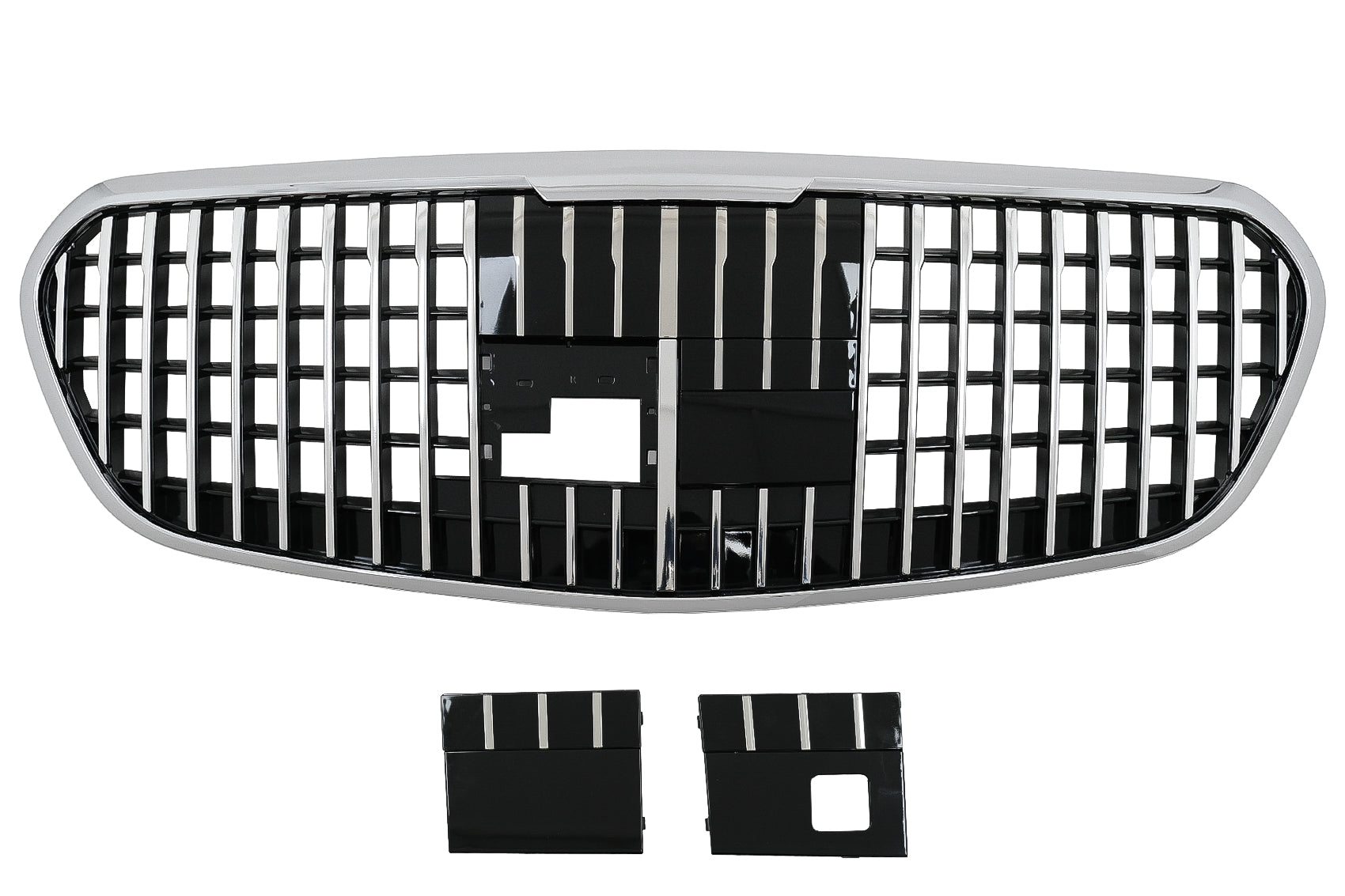 Kühlergrill Vertikalstreifen für Mercedes S-Klasse W223 2020+ Limousine Gitter CarPartsTuning