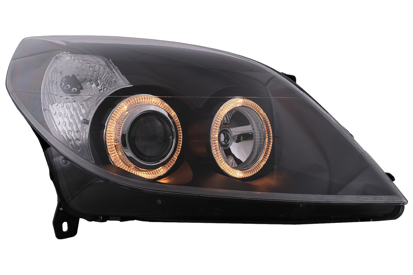 Angel Eyes Scheinwerfer für Opel Vectra C Signum MOPF 09.2005-2008 Schwarz CarPartsTuning