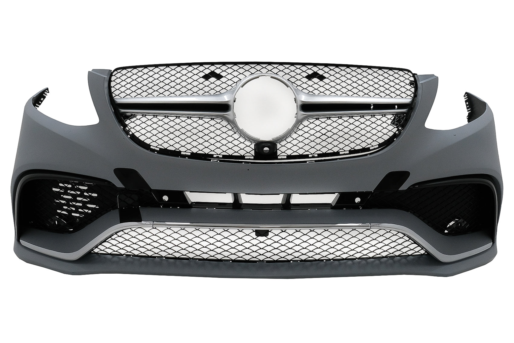 Body Kit für Mercedes GLE W166 SUV 15–18 Stoßfänger Luftdiffusor Schalldämpfer Tipps CarPartsTuning
