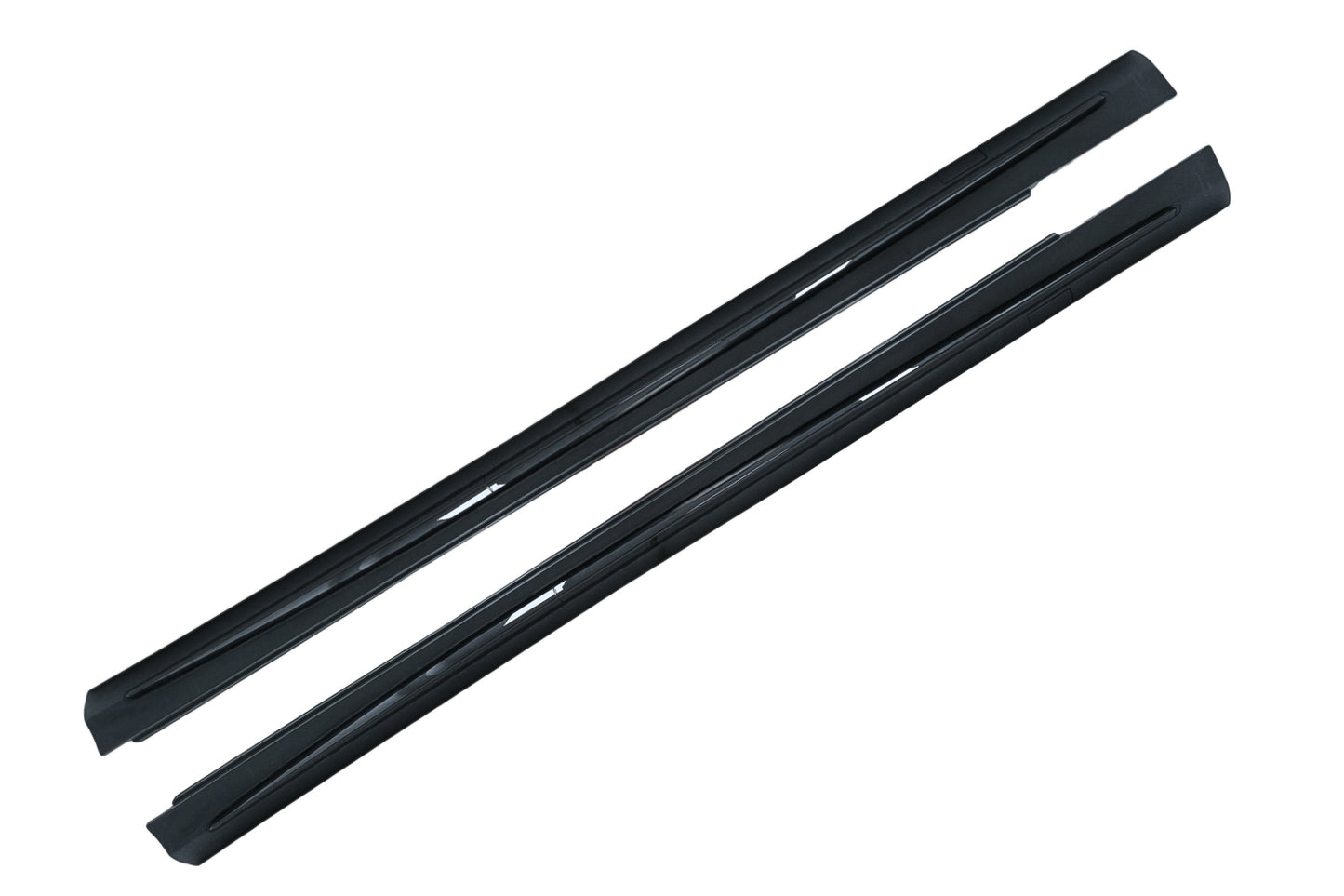 Seitenschweller für Mercedes S-Klasse W222 Langversion 2013-2020 Schwarz Zierleisten CarPartsTuning