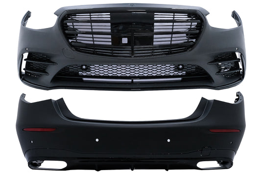 Umbau Bodykit für Mercedes S-Klasse W223 Limousine 2020+ S450 Design Stoßstange Kühlergrill CarPartsTuning