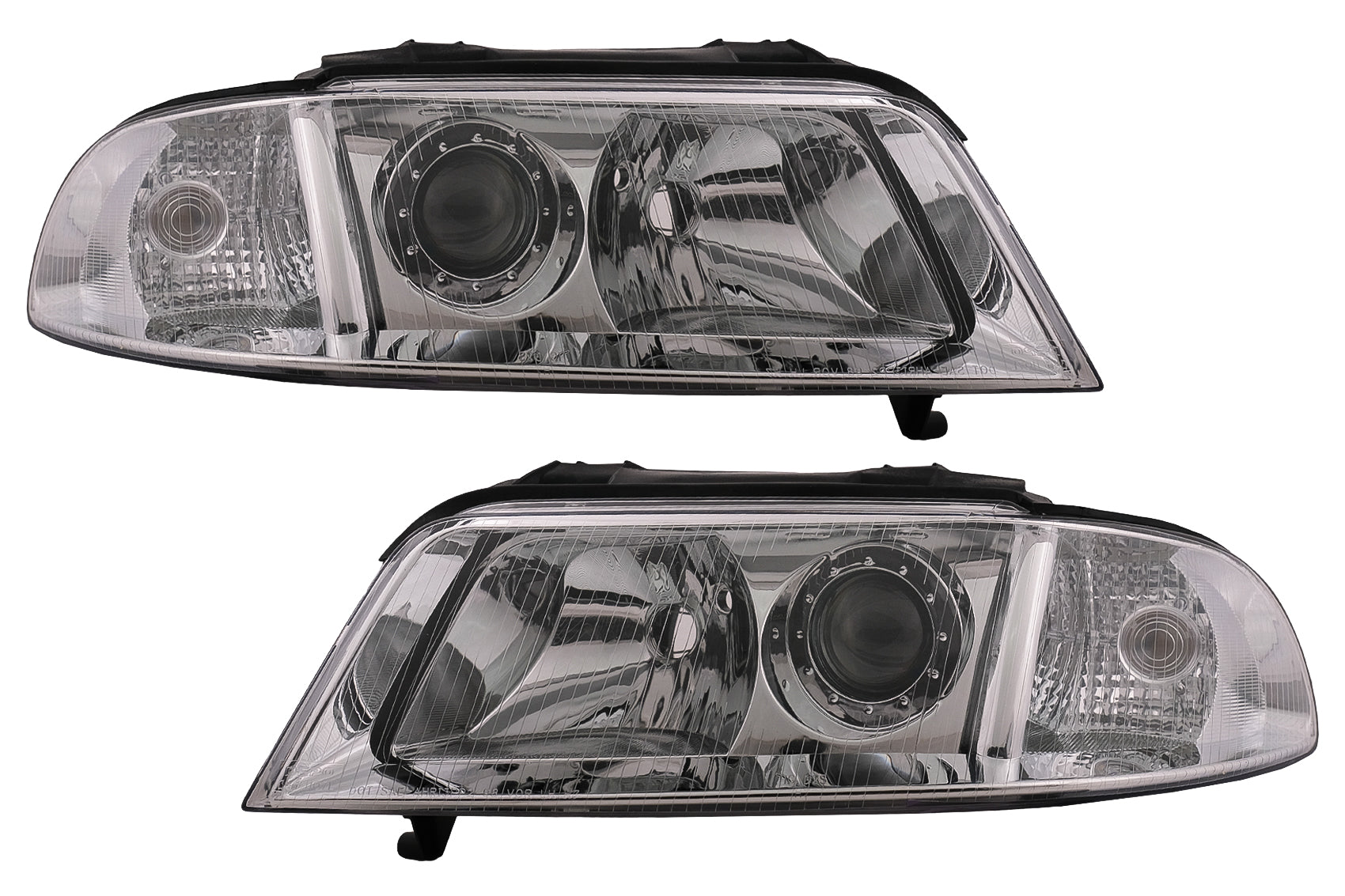 Scheinwerfer für Audi A4 B5 Facelift 1999-2000 Chrom Avant Sedan CarPartsTuning