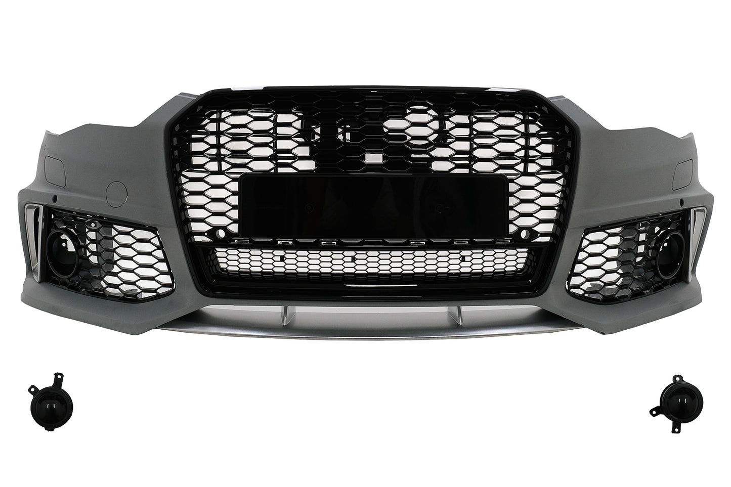 Stoßstange für Audi A6 C7 4G MOPF 2015-2018 RS6 Look Mit Kühlergrill Wabengitter CarPartsTuning