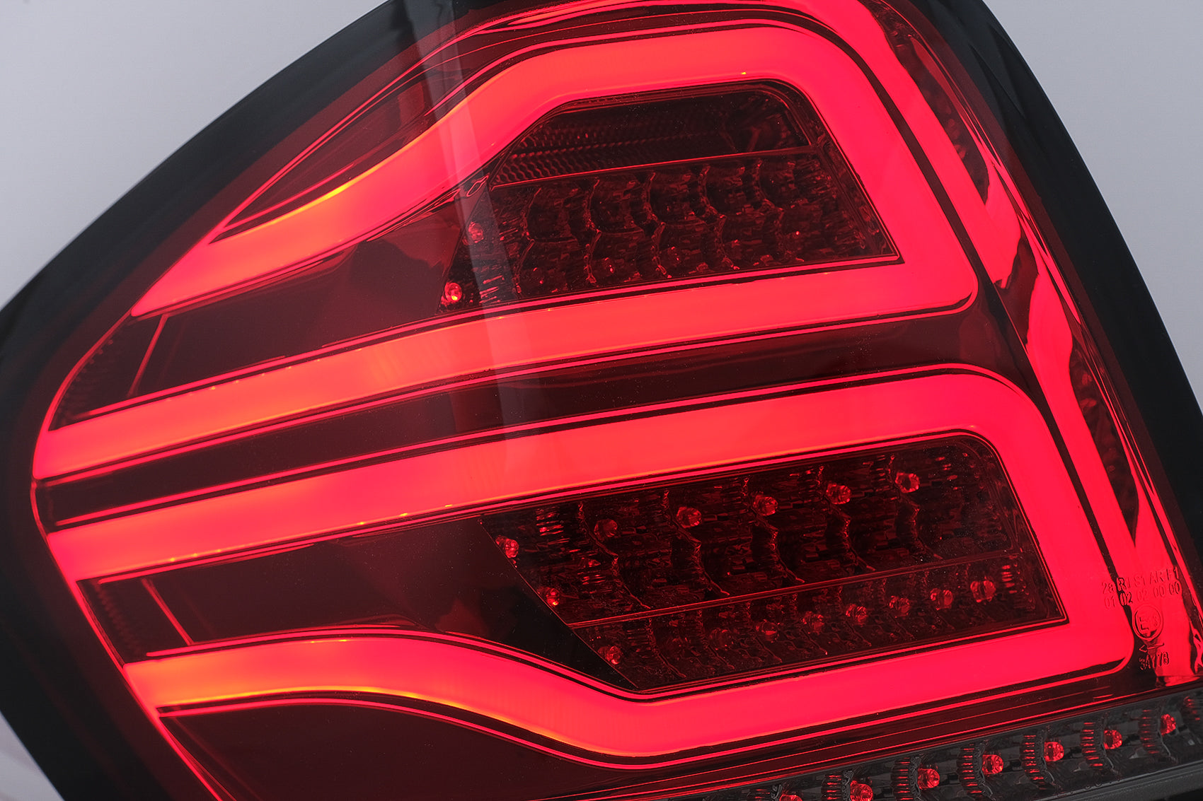 VOLL-LED-Rückleuchten für Mercedes M-Klasse W164 05-08 Red Smoke CarPartsTuning
