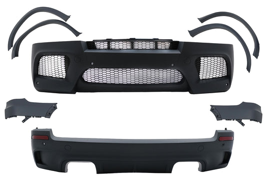 Bodykit Radläufe für BMW X5 E70 2007-2013 X5M Design Stoßstange Gitter CarPartsTuning
