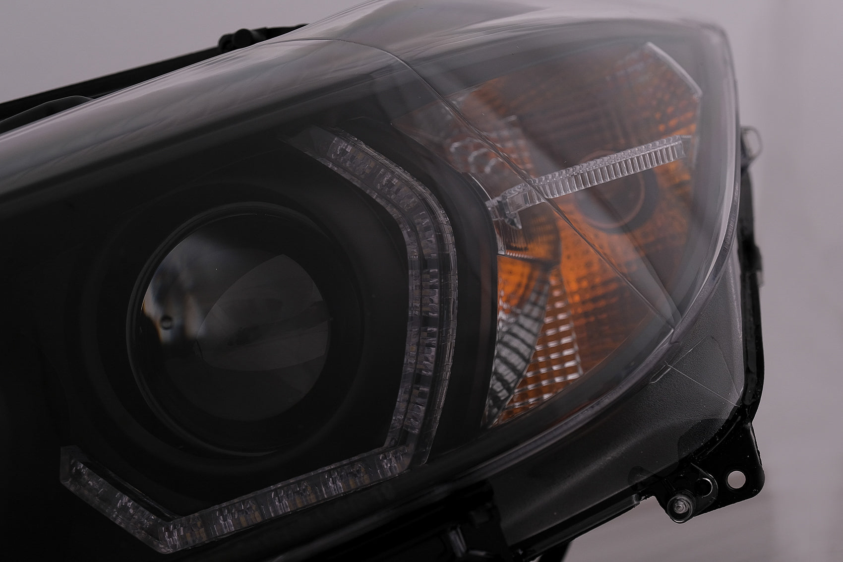 Angel Eyes Xenon-Scheinwerfer für BMW 3er F30 F31 Limousine Touring 10.2011-05.2015 Schwarz CarPartsTuning