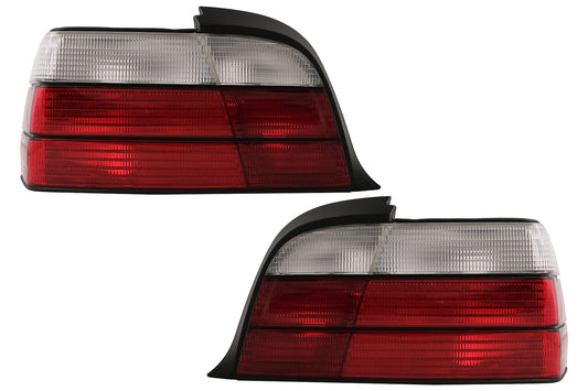 Rückleuchten für BMW 3er E36 Coupé Cabrio 12.1990-08.1999 Rot Weiß CarPartsTuning