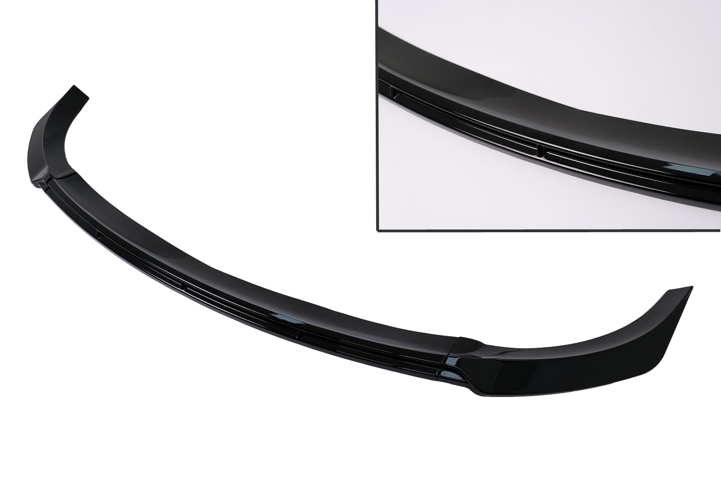 Stoßstange Spoiler Lippe Add-On für Tesla Model Y 2020+ Glänzend schwarz Carpartstuning Austria