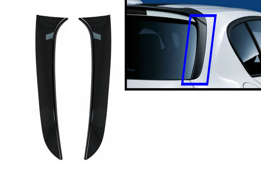 Kofferraum Heckscheibe Flossenspoiler für BMW 1er F20 F21 2011-2019 Glänzendes Schwarz Carpartstuning Austria