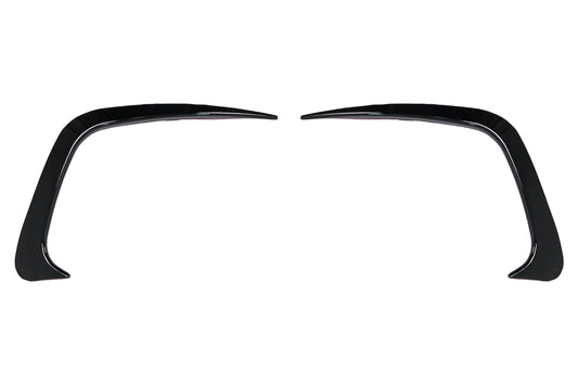 Stoßstange Klappen Seitenflügel Seitenflossen für BMW 3er G20 G21 G28 M-Sport 2018+ Glänzend Schwarz Carpartstuning Austria