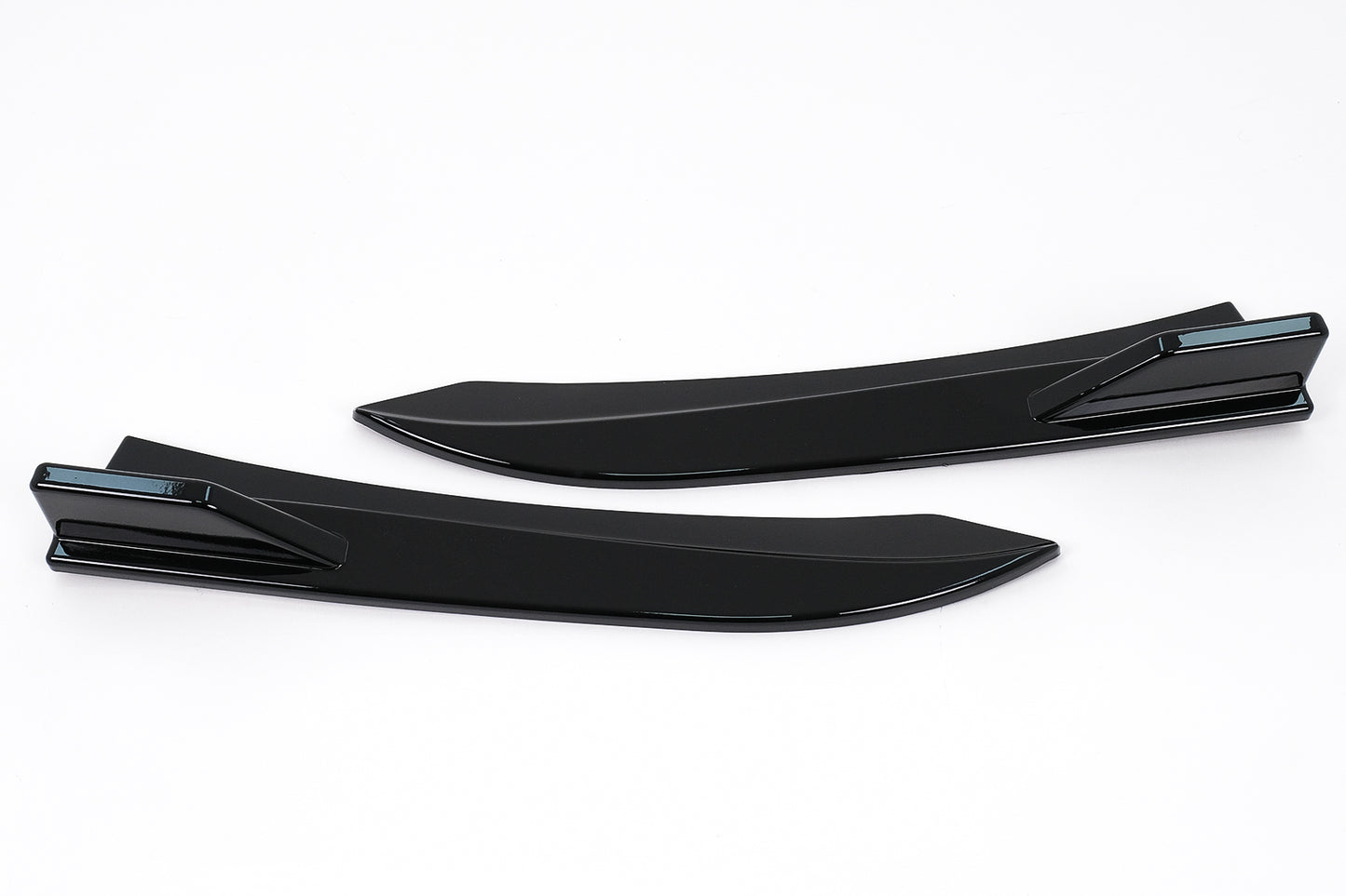 Heckstoßstangenklappen Seitenflossen Flics für BMW 3er F30 F31 11-19 glänzend schwarz Carpartstuning Austria