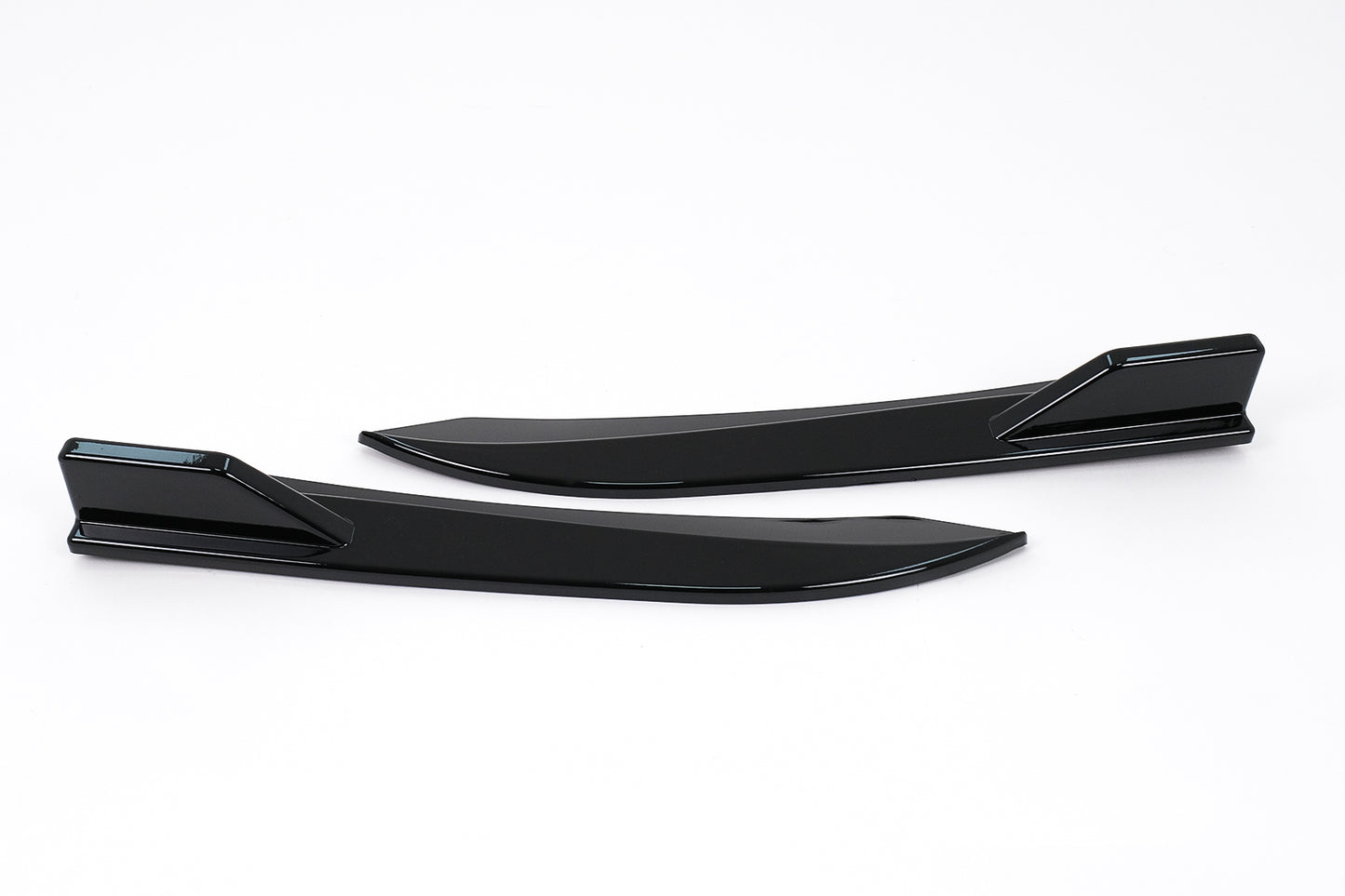 Heckstoßstangenklappen Seitenflossen Flics für BMW 3er F30 F31 11-19 glänzend schwarz Carpartstuning Austria