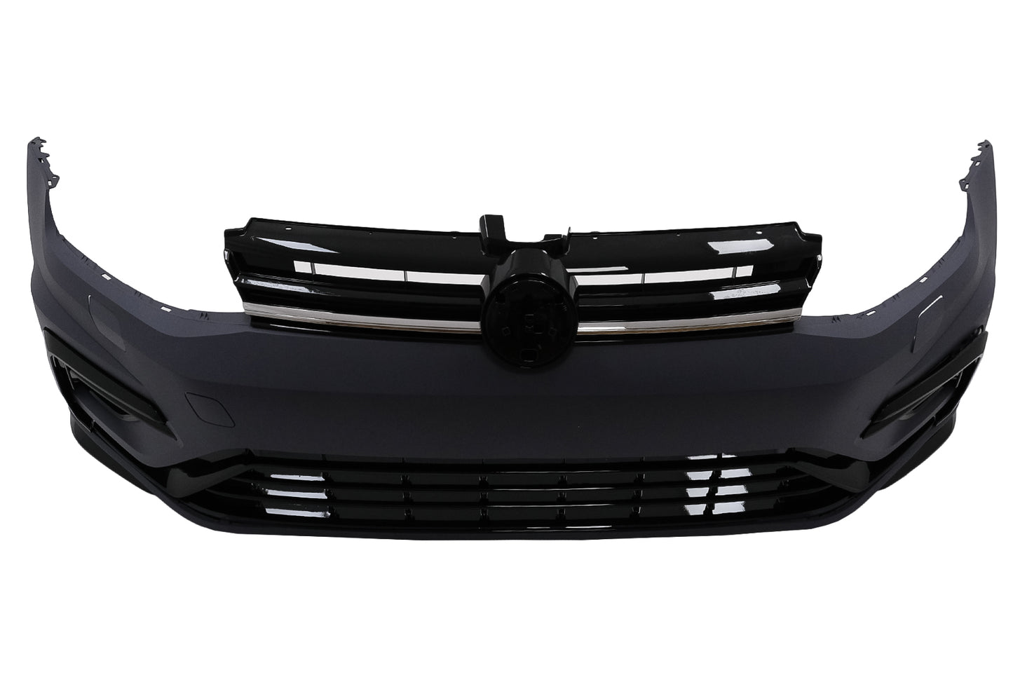 Stoßstange Kühlergrill für VW Golf VII 7 2013-2017 7.5 MOPF R-Line Design Bumper Grille CarPartsTuning