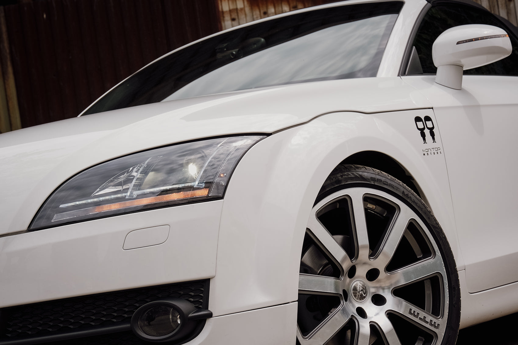 Xenon-Scheinwerfer LED DRL für Audi TT 8J 2006-2010 Schwarz Dynamische Blinker Carpartstuning Austria