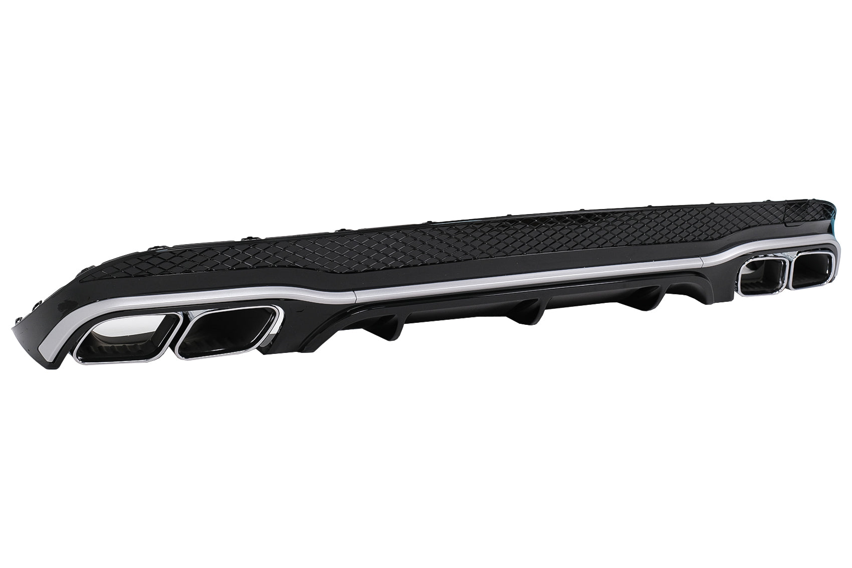Stoßstange Diffusor Endrohre für Mercedes E C207 Coupe A207 Cabrio Facelift 13-17 E63 Design Carpartstuning Austria