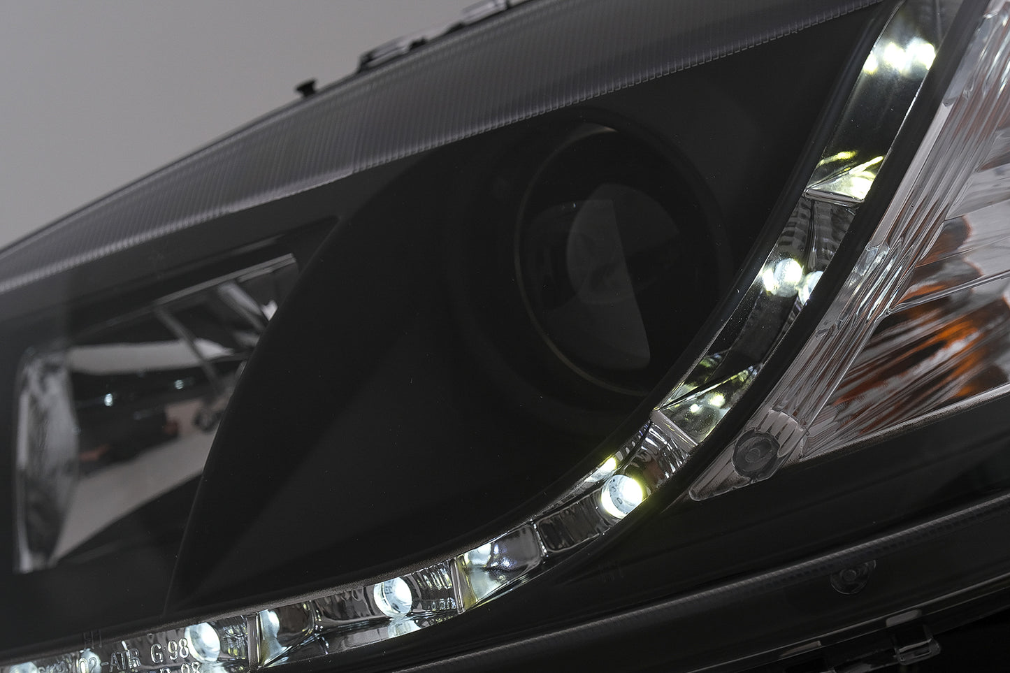 LED Tagfahrlichter für Opel Astra G 09.1997–02.2004 schwarzes Tagfahrlicht Carpartstuning Austria