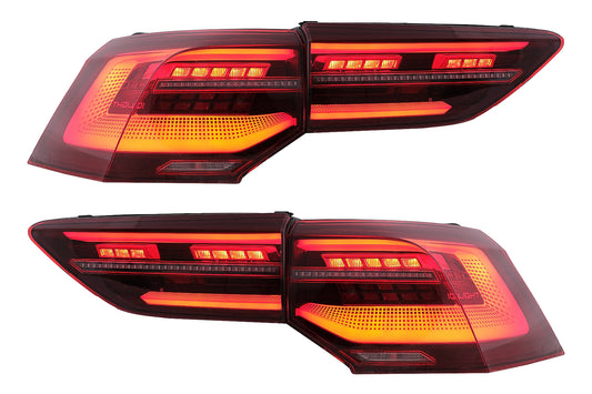 Voll LED Rückleuchten für VW Golf 8 Schrägheck Mk8 MQB 20+ Dynamisches Blinken Carpartstuning Austria