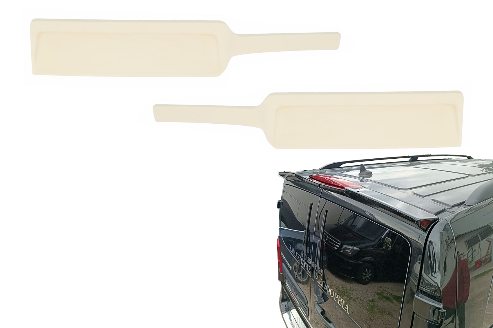 Dachspoiler Flügel Dachflügel für Mercedes V-Klasse W447 2014+ Scheunentore Zwillingstüren Carpartstuning Austria