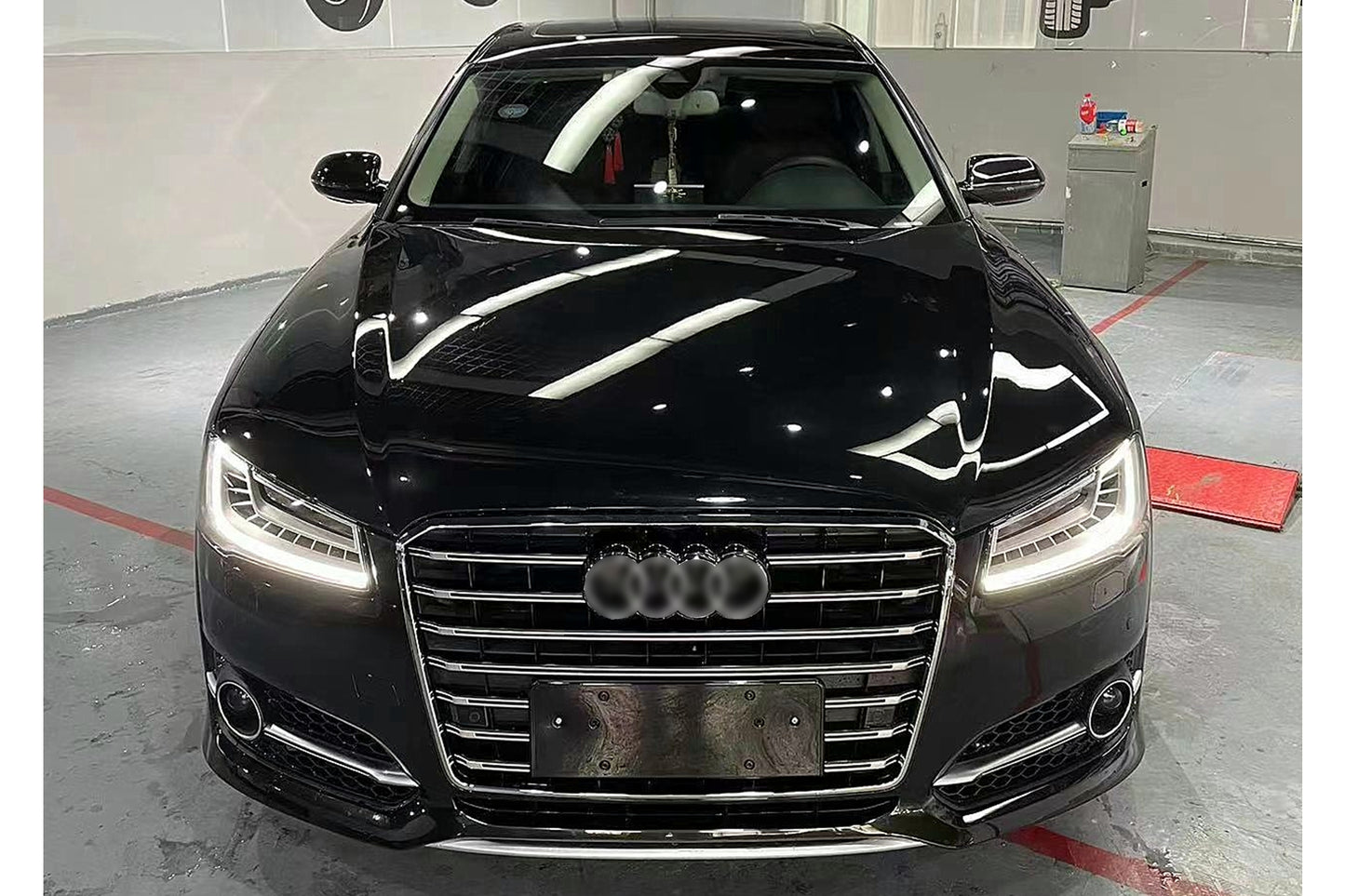 Stoßstange für Audi A8 D4 MOPF D4.5 2014-2017 Kühlergrill S8 Design Carpartstuning Austria