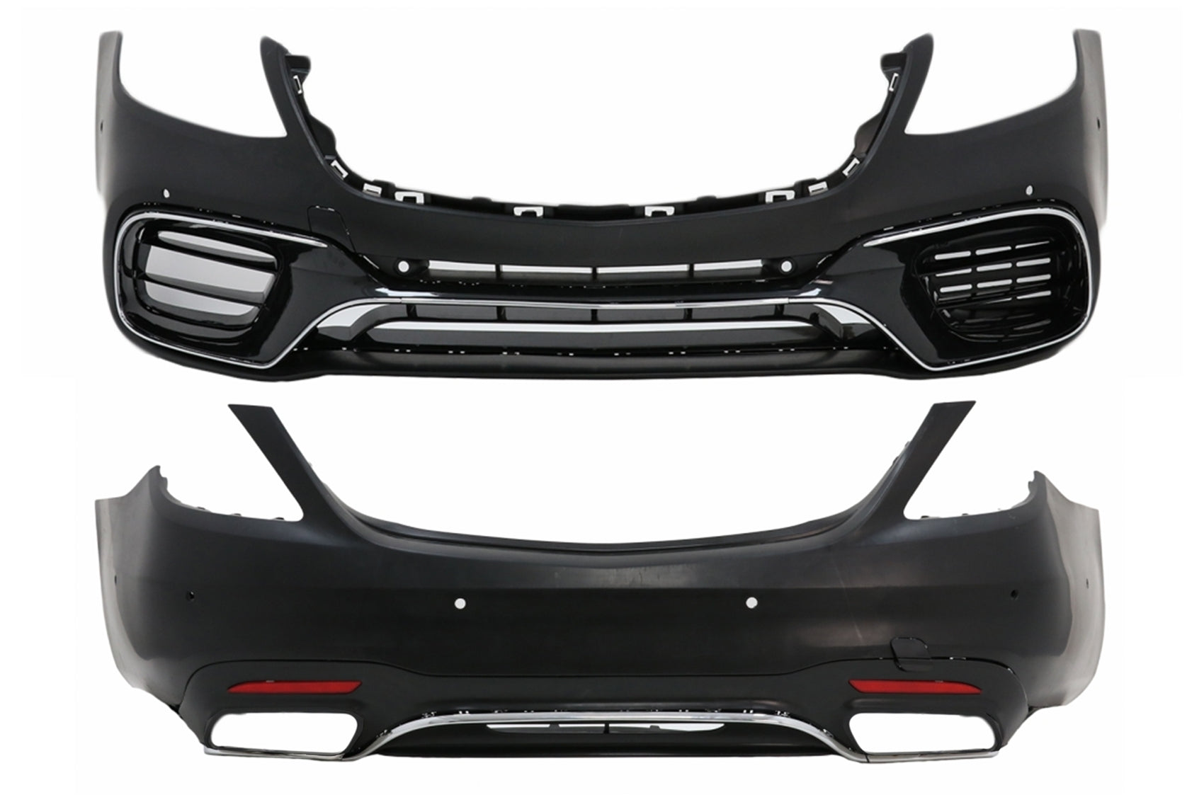Bodykit für Mercedes S-Klasse W222 Facelift 06.2017-08.2020 Stoßstange S63 Look PDC Carpartstuning Austria