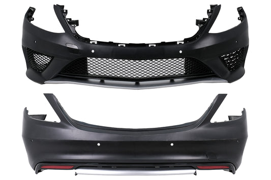 Bodykit für Mercedes S-Klasse W222 2013-06.2017 S63 Design Stoßstange Unteres Gitter Spoiler Carpartstuning Austria