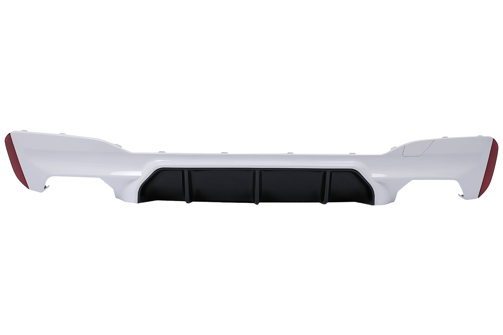 Stoßfänger Diffusor für BMW 5 G30 G31 Limo Touring 17-20 M5 Look Weiß und Schwarz Carpartstuning Austria