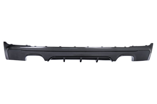 Stoßstangen Spoiler Diffusor Doppelter Ausgang für BMW 2er F22 F23 2013+ Carbon Look Carpartstuning Austria