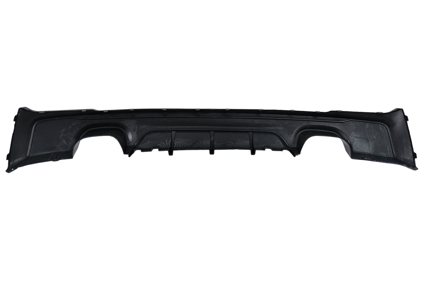 Stoßstangen Spoiler Diffusor Doppelter Ausgang für BMW 2er F22 F23 2013+ Carbon Look Carpartstuning Austria