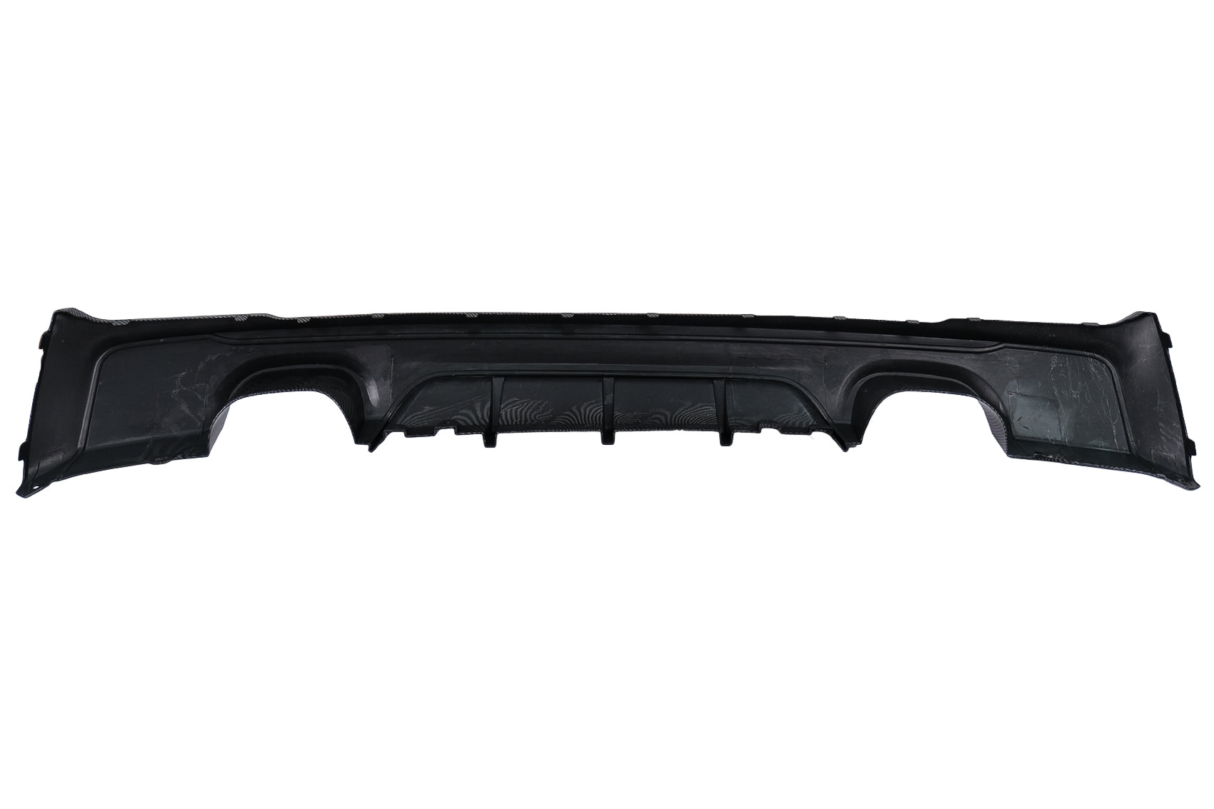 Stoßstangen Spoiler Diffusor Doppelter Ausgang für BMW 2er F22 F23 2013+ Carbon Look Carpartstuning Austria