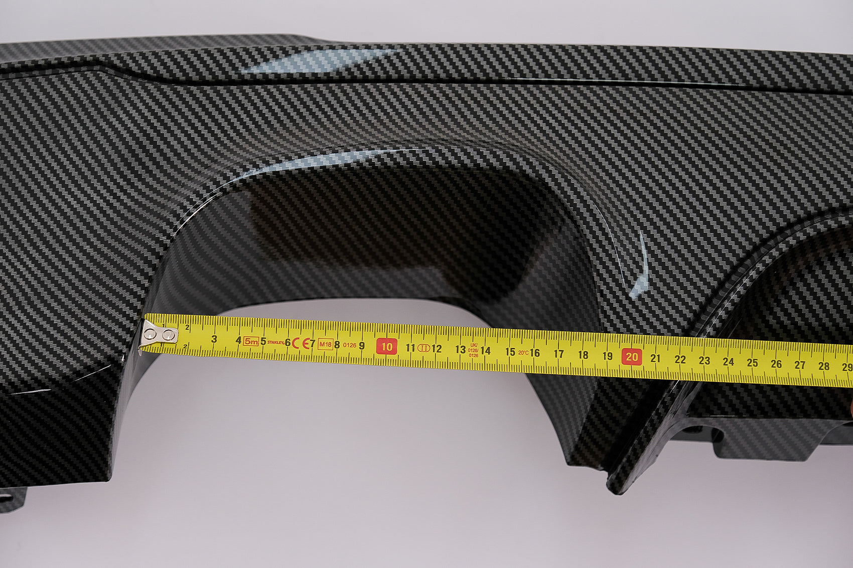 Stoßstangen Spoiler Diffusor Doppelter Ausgang für BMW 2er F22 F23 2013+ Carbon Look Carpartstuning Austria